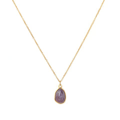 Goldene Kette gemstone amethyst