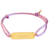 Pulsera con nombre grabado para niño