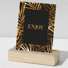 Card | Golden leaves