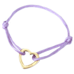 Armband sweet love Lila