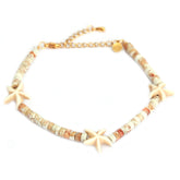 Bracelet de cheville seastar natural