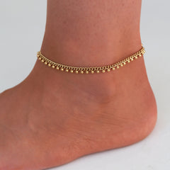 Bracelet de cheville Bali or