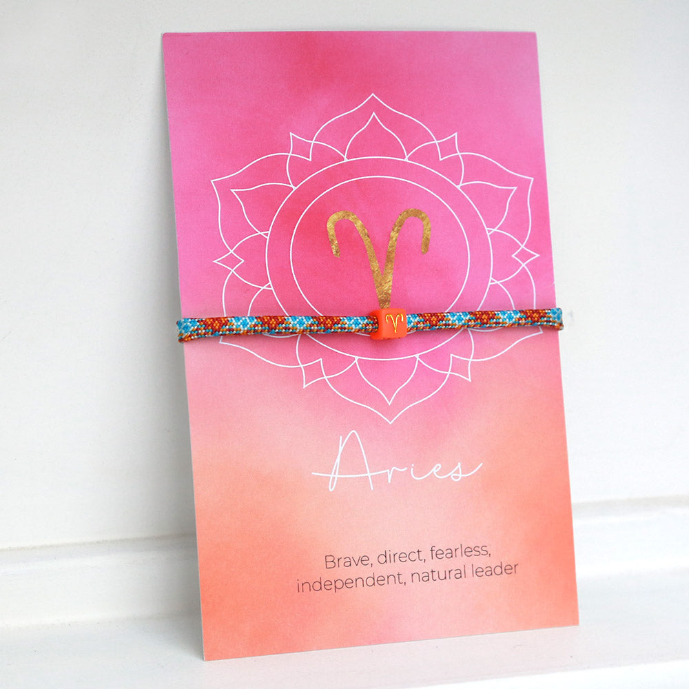 Zodiac sign bracelet