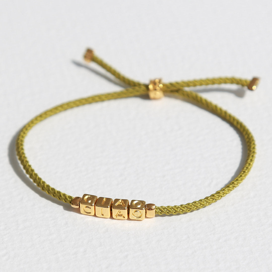 Armband Ciao olive
