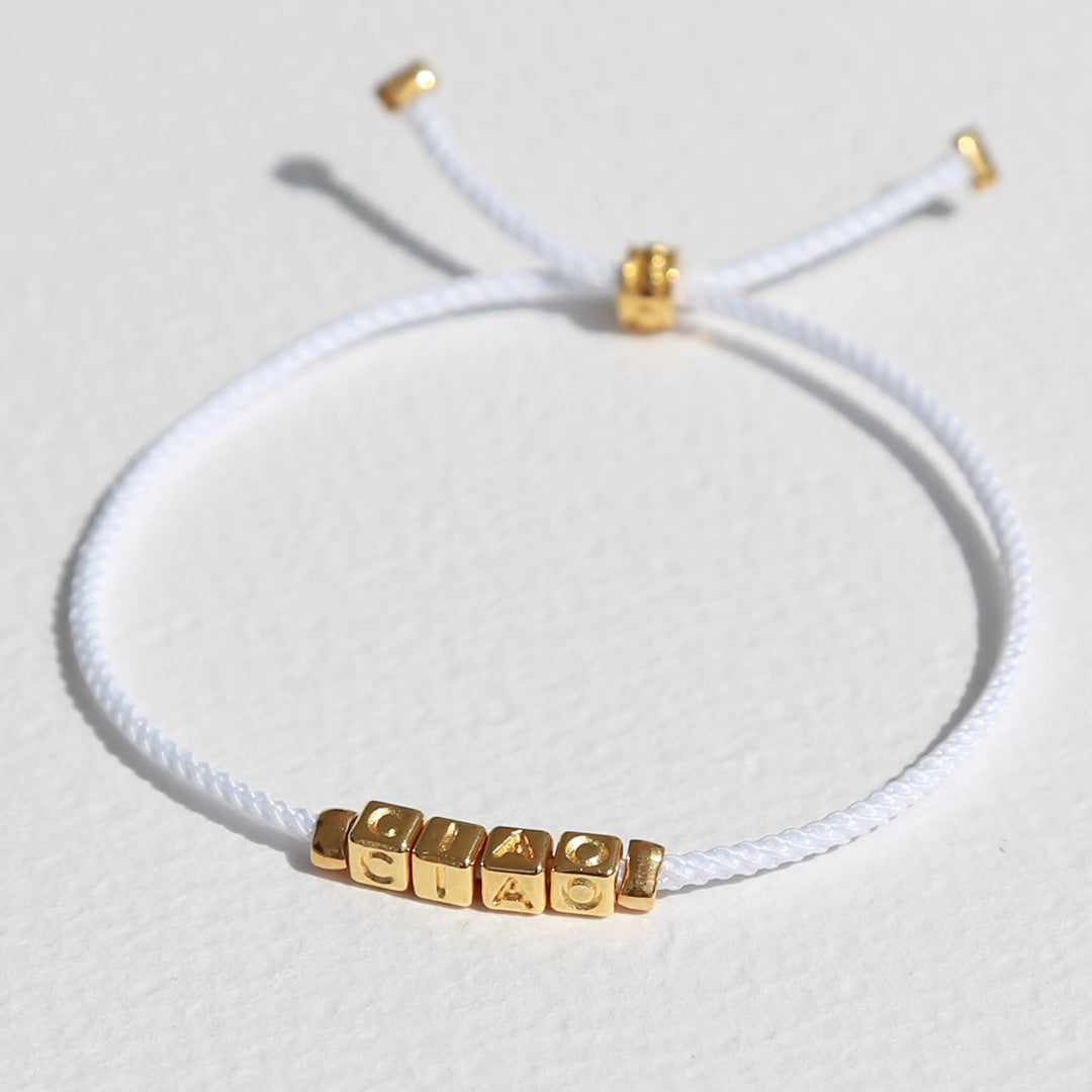 Armband Ciao wit