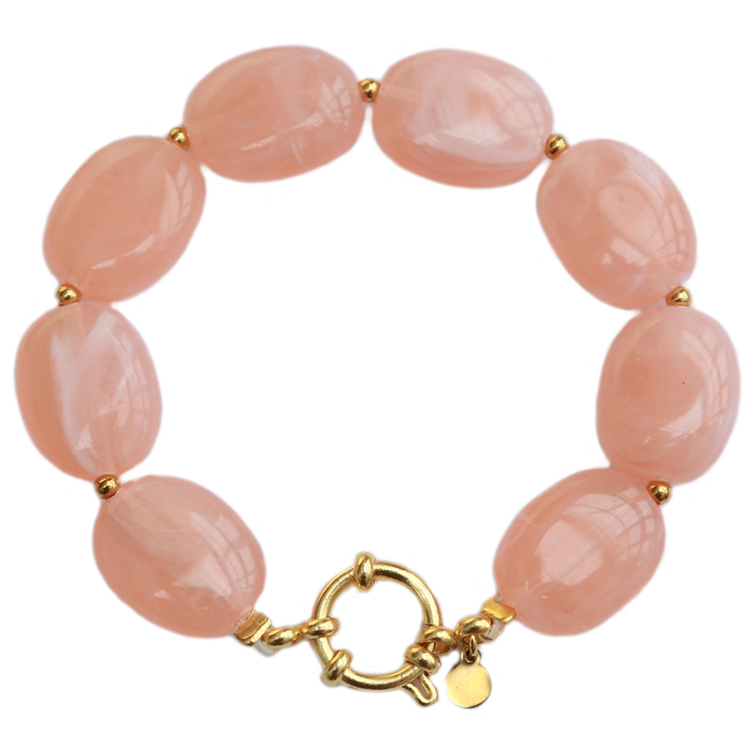 Pulsera pastilla melocotón