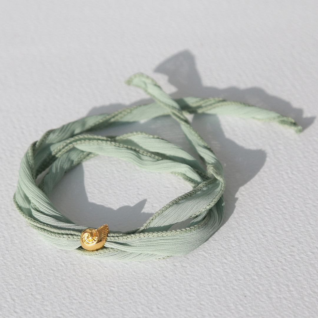 Armband Sari wrap pistache