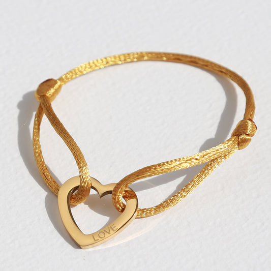 Armband süße Liebe Gold
