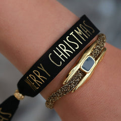 Bracelet frosty glitter gold