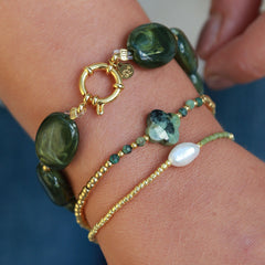 Pulsera pastilla verde