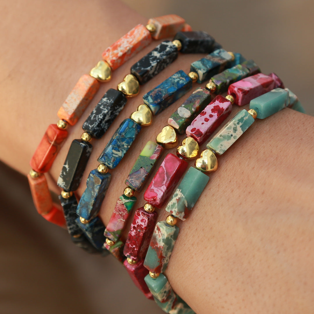 bracelet mon amour orange