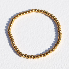 Armband gouden ballen medium
