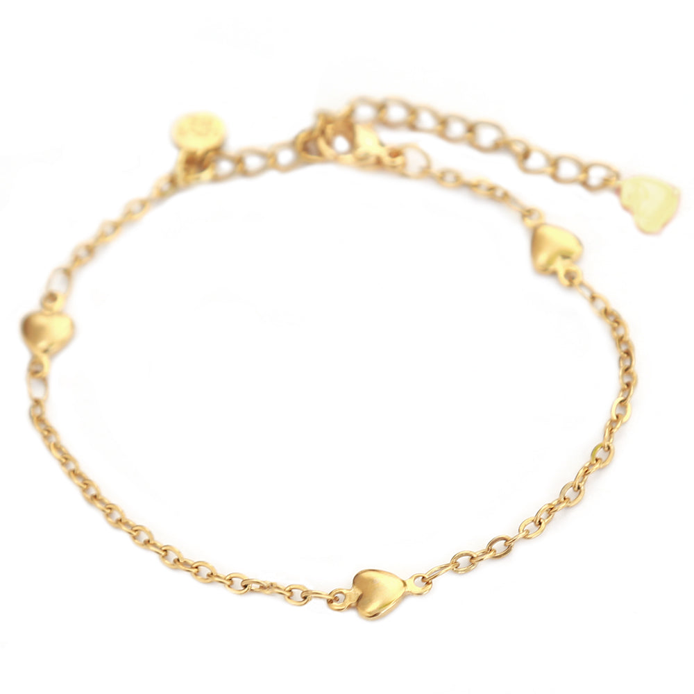 Bracelet en or coeur pour toi