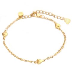 Bracelet en or coeur pour toi