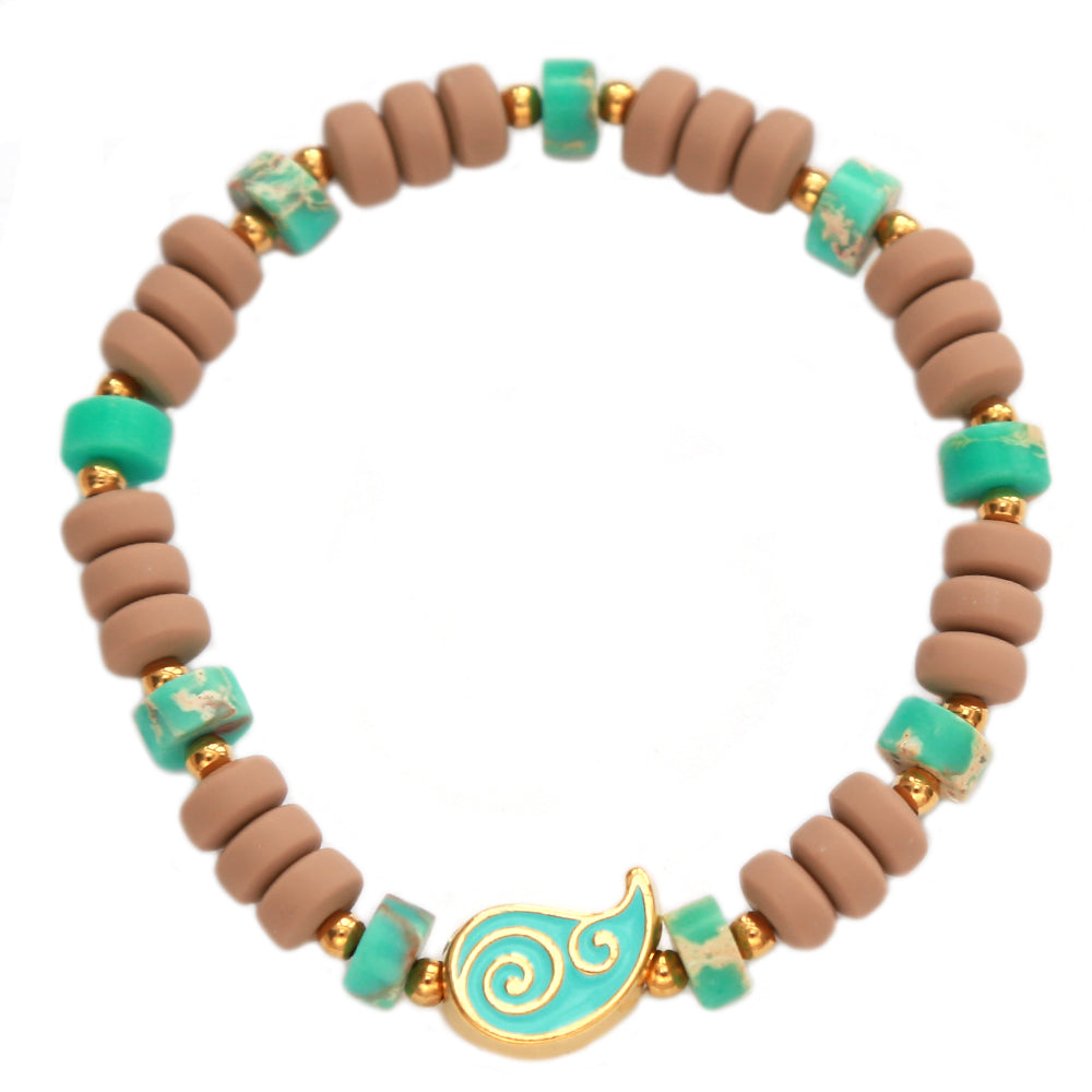Armband Paisley Türkis