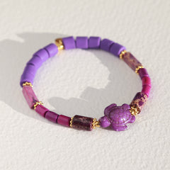 Bracelet turtle purple