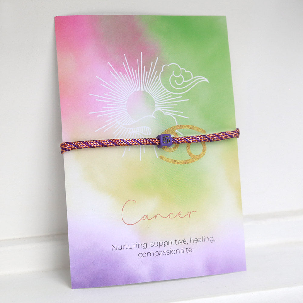 Zodiac sign bracelet