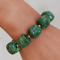Pulsera cubo oliva