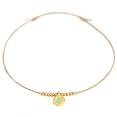 Enkelbandje turquoise amazonite