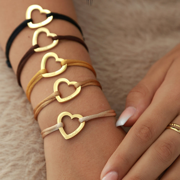 Armband sweet love goud