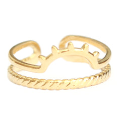 Gold ring sunrise