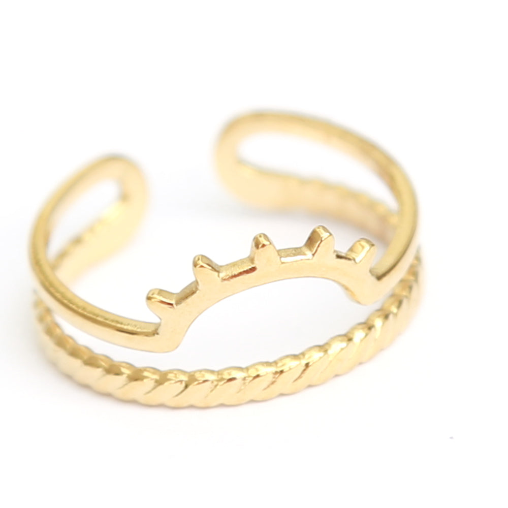 Gold ring sunrise
