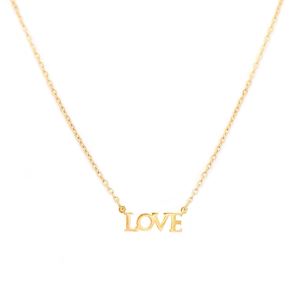 Goldhalskette self love