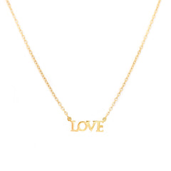 Goldhalskette self love