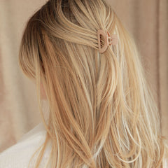 Haarklem set van 2 caramel/latte