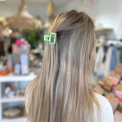 Haarklem swirl groen small