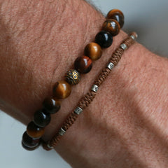 Bracelet tigereye stone pour homme