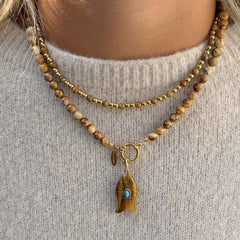 Collier Javea pierre de jaspe