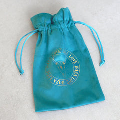 Kado zakje velvet blauw