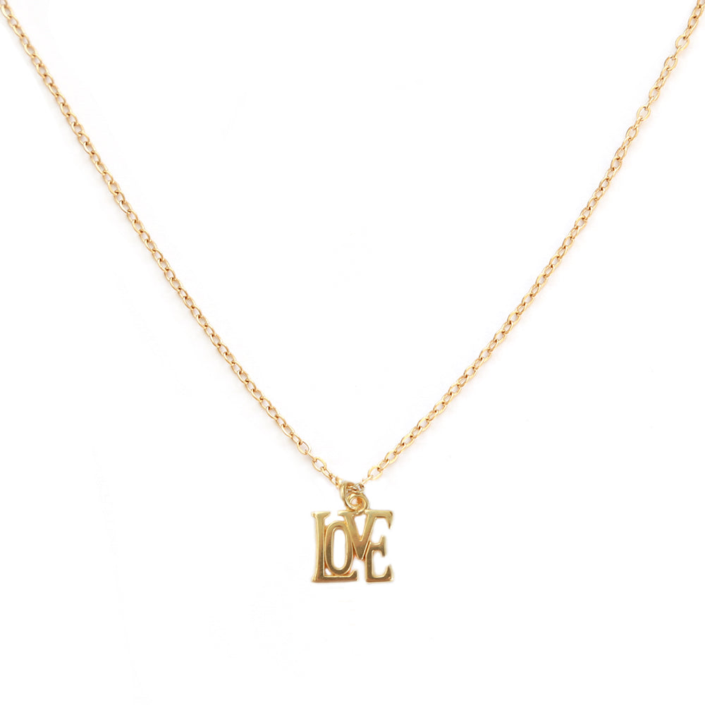 Liebesbrief mit Goldkette