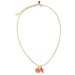 Gold chain mystic soul eye orange