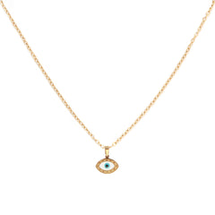 Collier en or mauvais œil