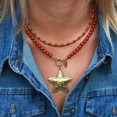 Collier Javea pierre de briques