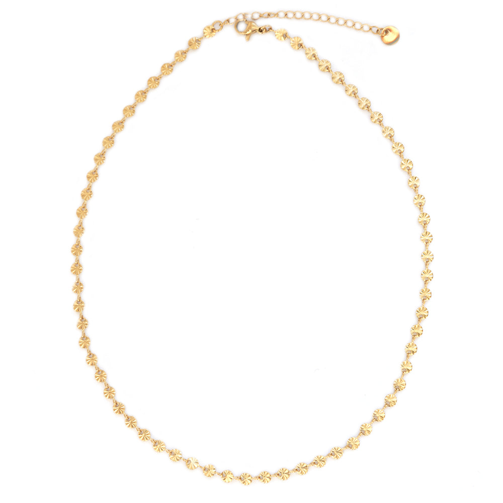Gouden ketting bloemetjes