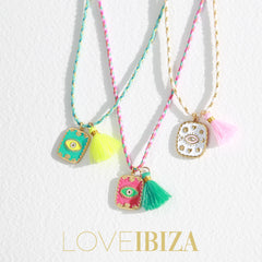 Ketting eye pink
