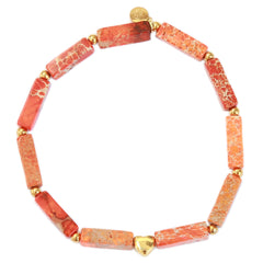 bracelet mon amour orange