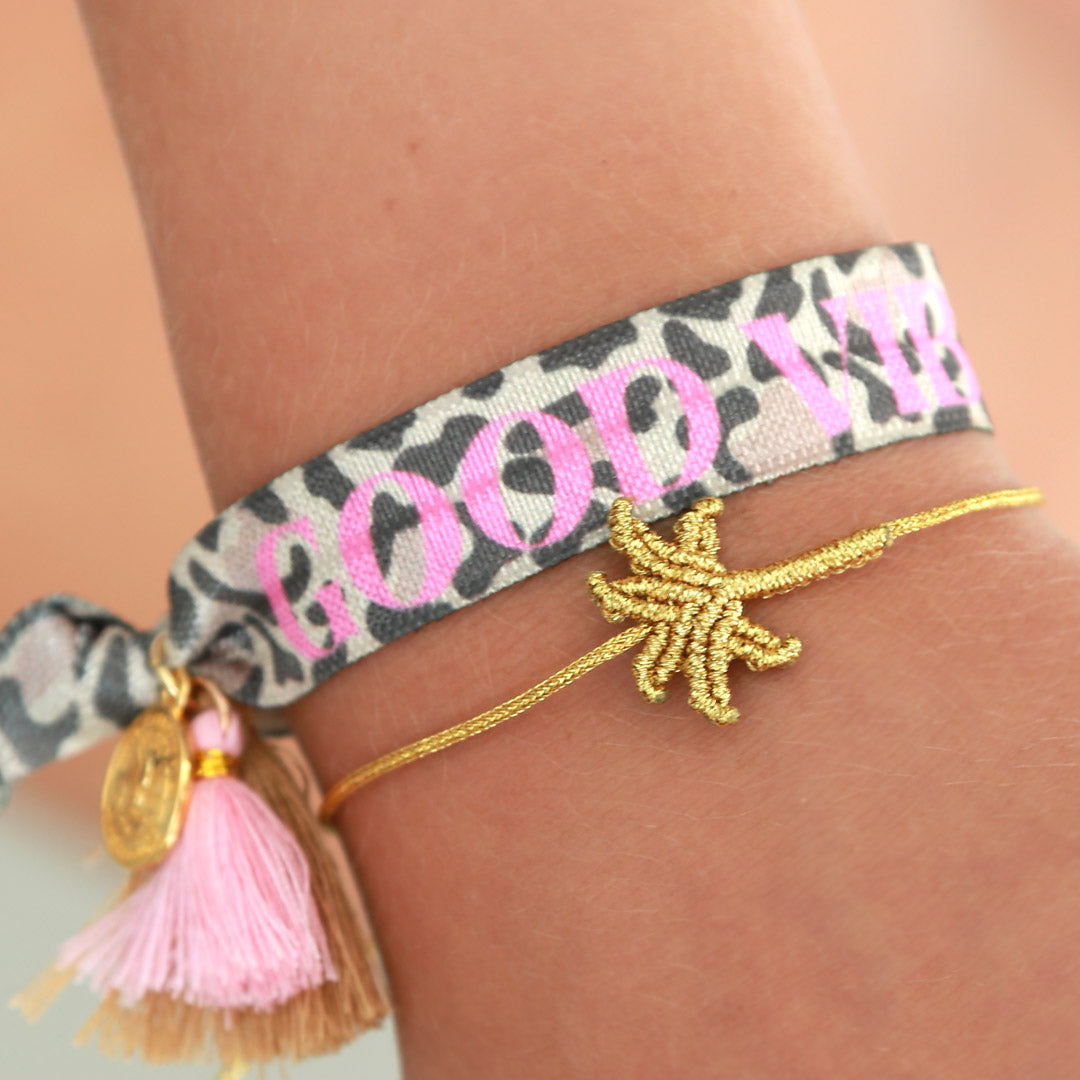 Goldenes Palmenarmband