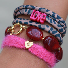 Armband pastille burgundy