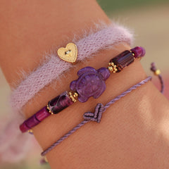 Bracelet turtle purple