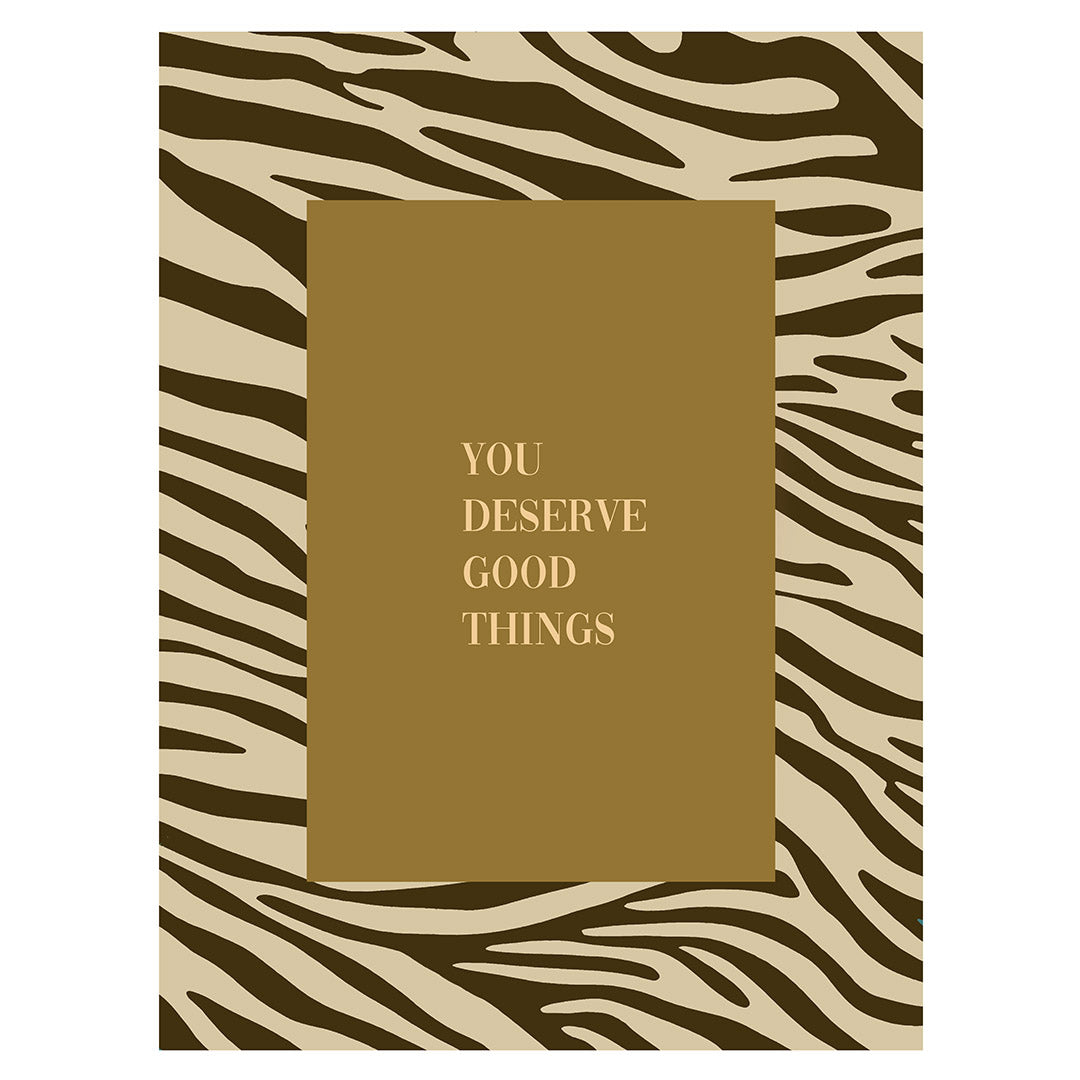 Postkaart You deserve good things