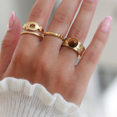 Goldener Ring buckle