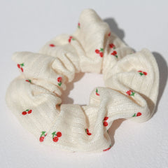 Scrunchie Kirsche Creme