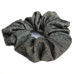 Scrunchie shine black
