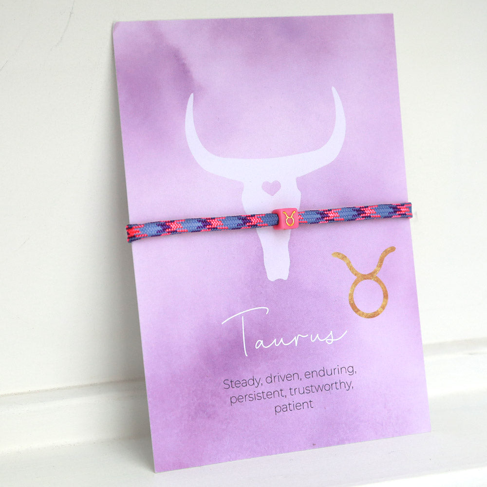 Zodiac sign bracelet
