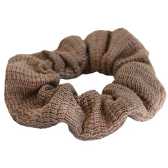 Chouchou woven cotton marron