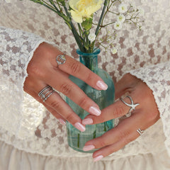 silver ring sunrise